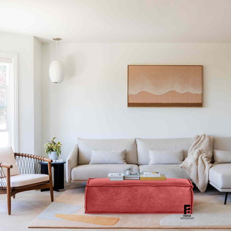 Stuff a Moroccan Leather-based Ottoman Pouf