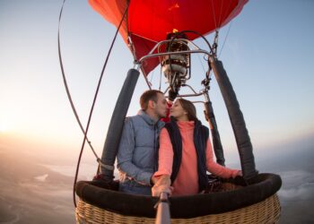 Romantic Date in the Sky of Marrakech